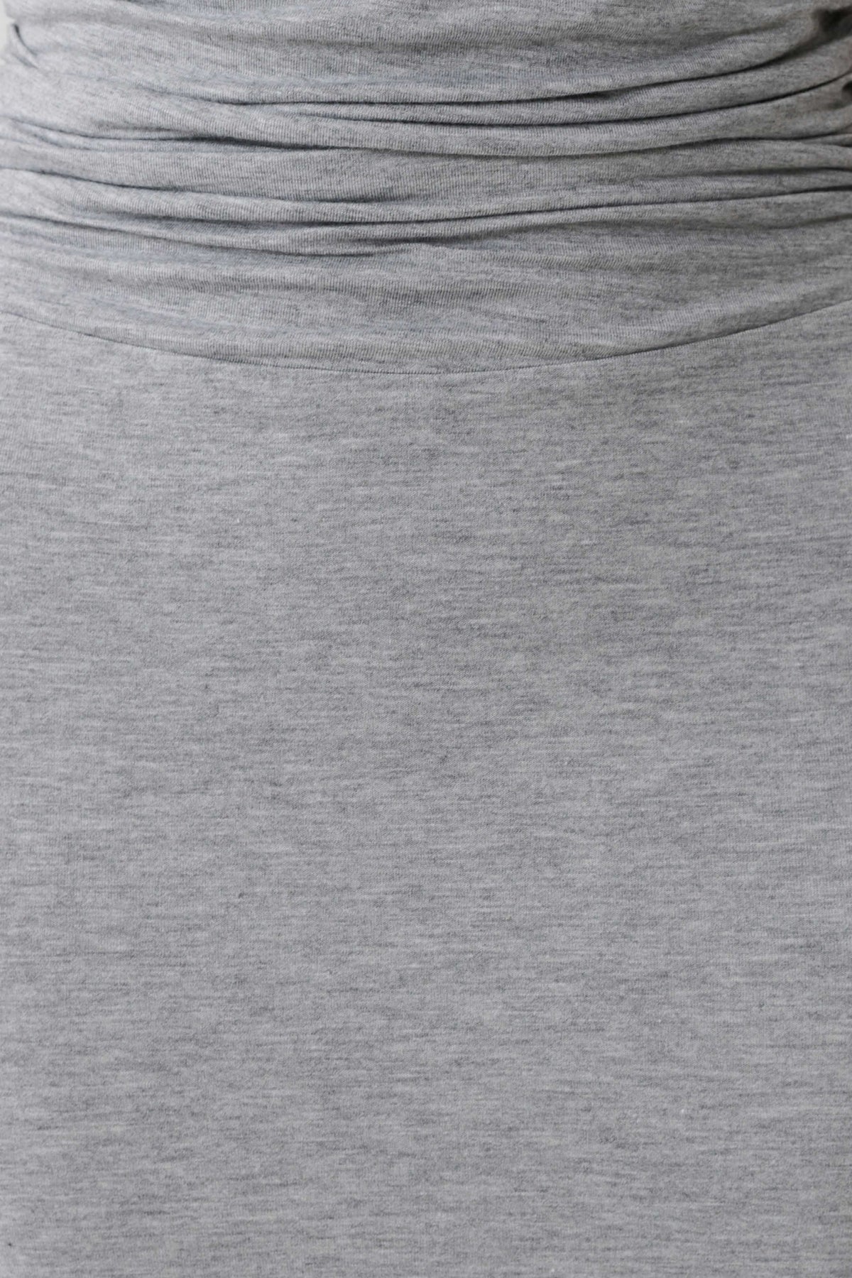 Mouwloze modal midi-jurk met rimpeldetails - grijs