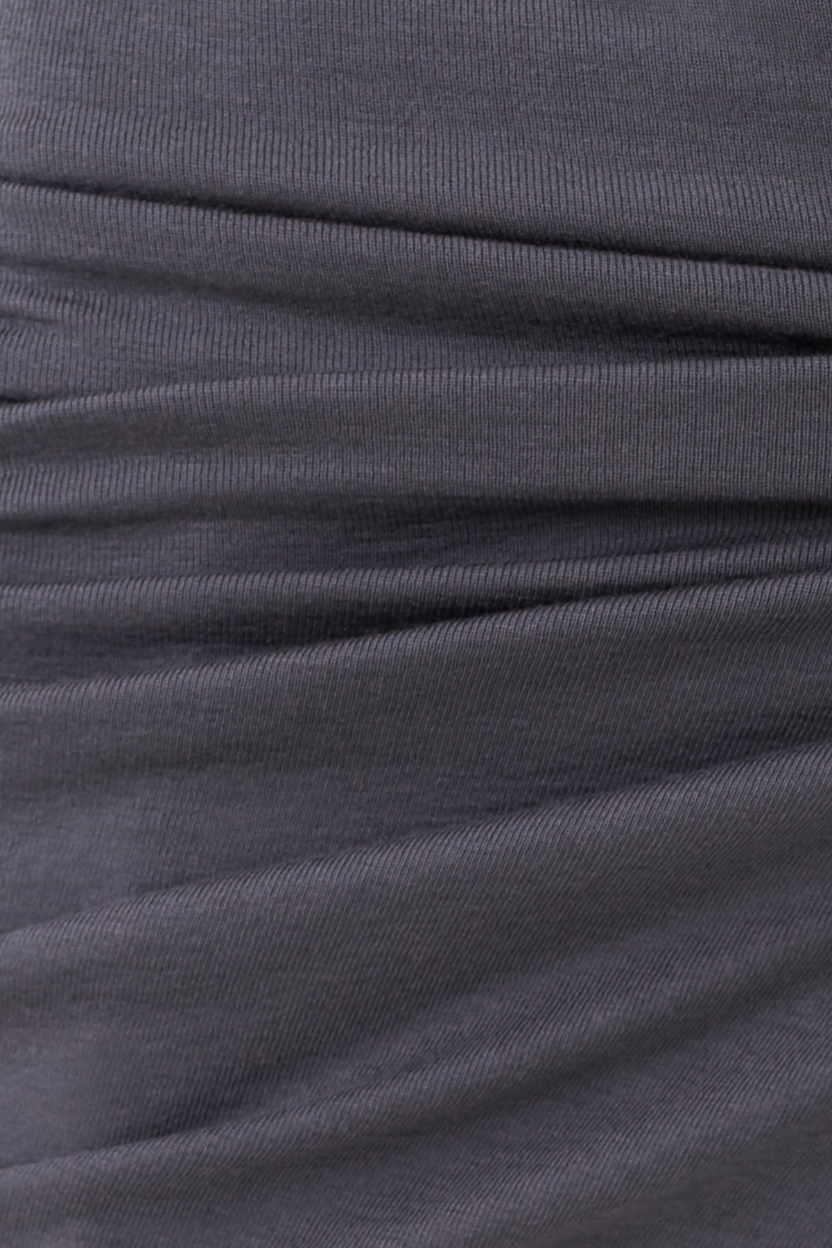 Recht model broek met tailleband - Grijs