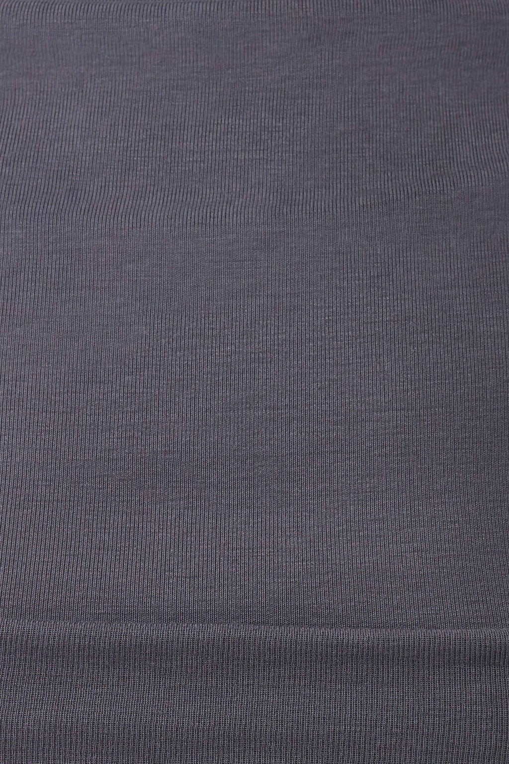 High Neck Top With Piping Detail - Grey