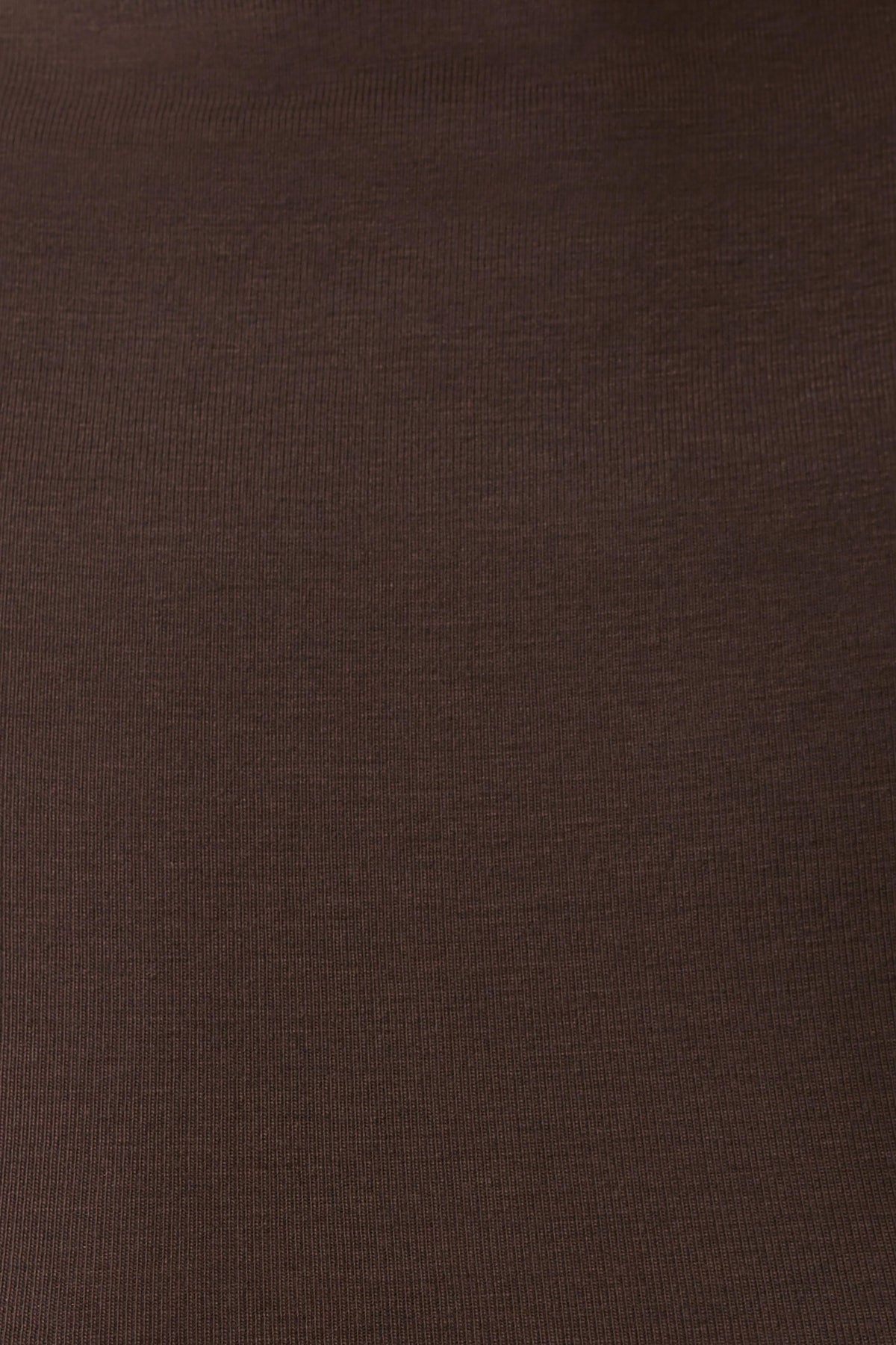 Short Sleeve Ruffle Top - Dark Chocolate