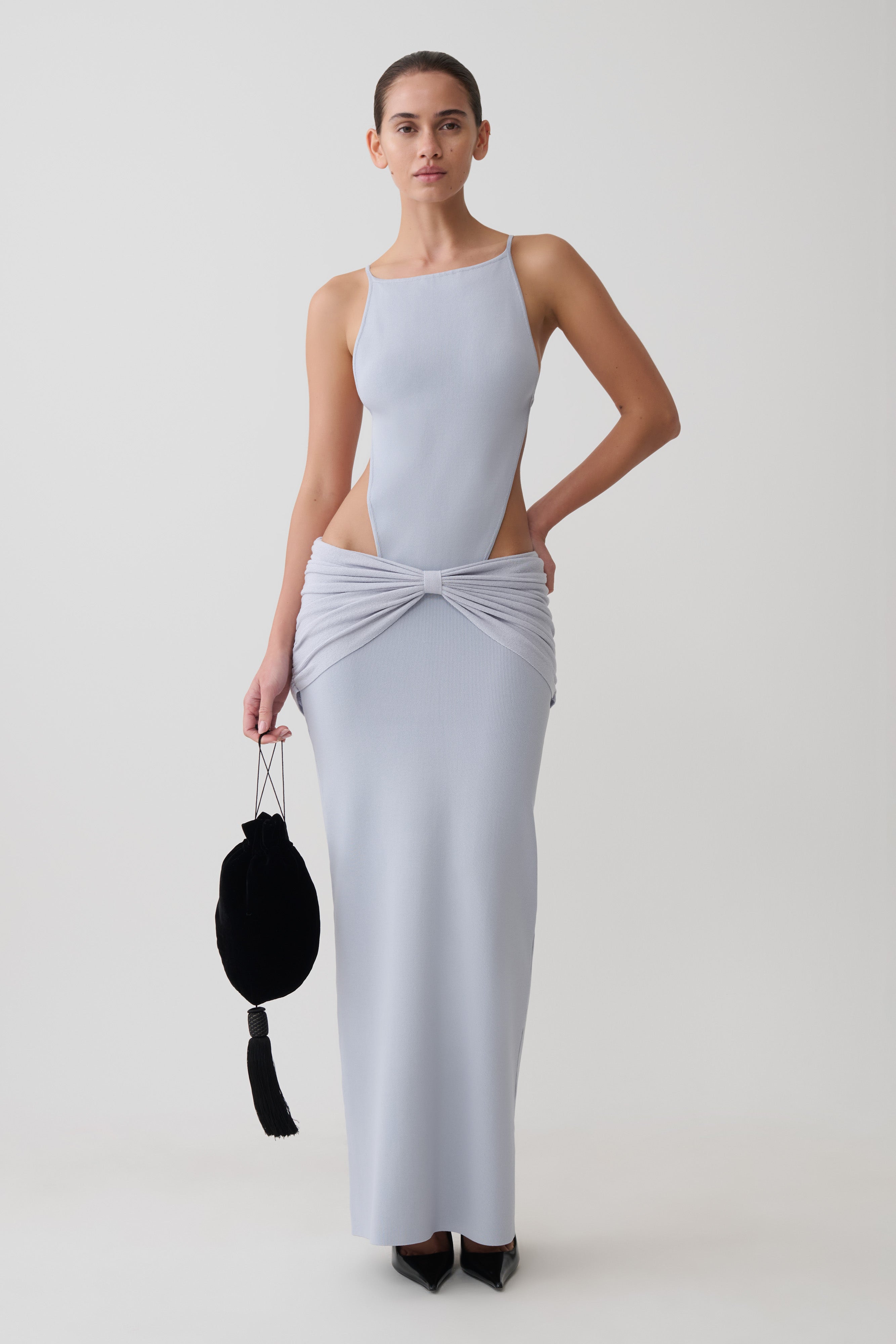 Sleeveless Maxi Dress - Sky Blue