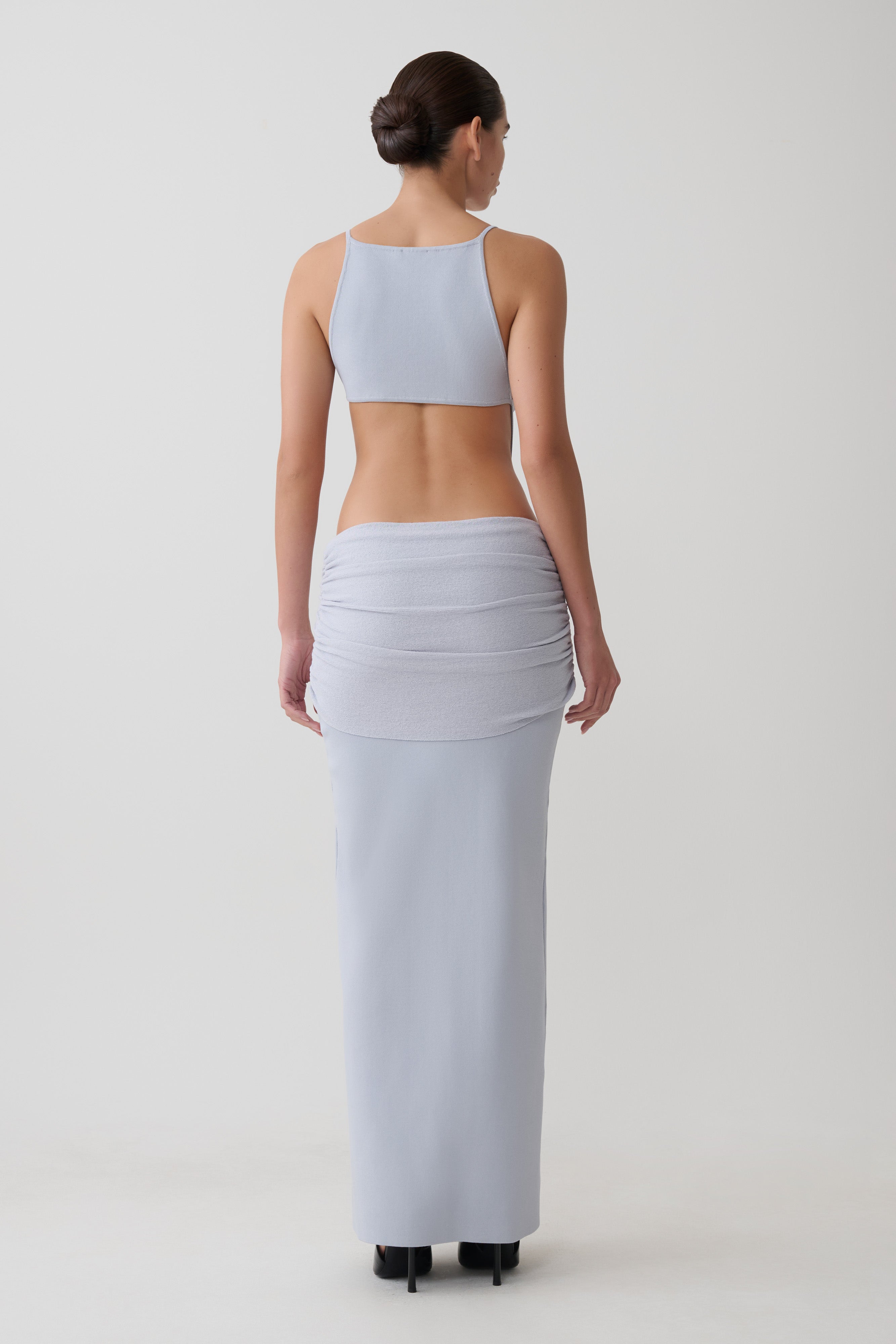 Sleeveless Maxi Dress - Sky Blue