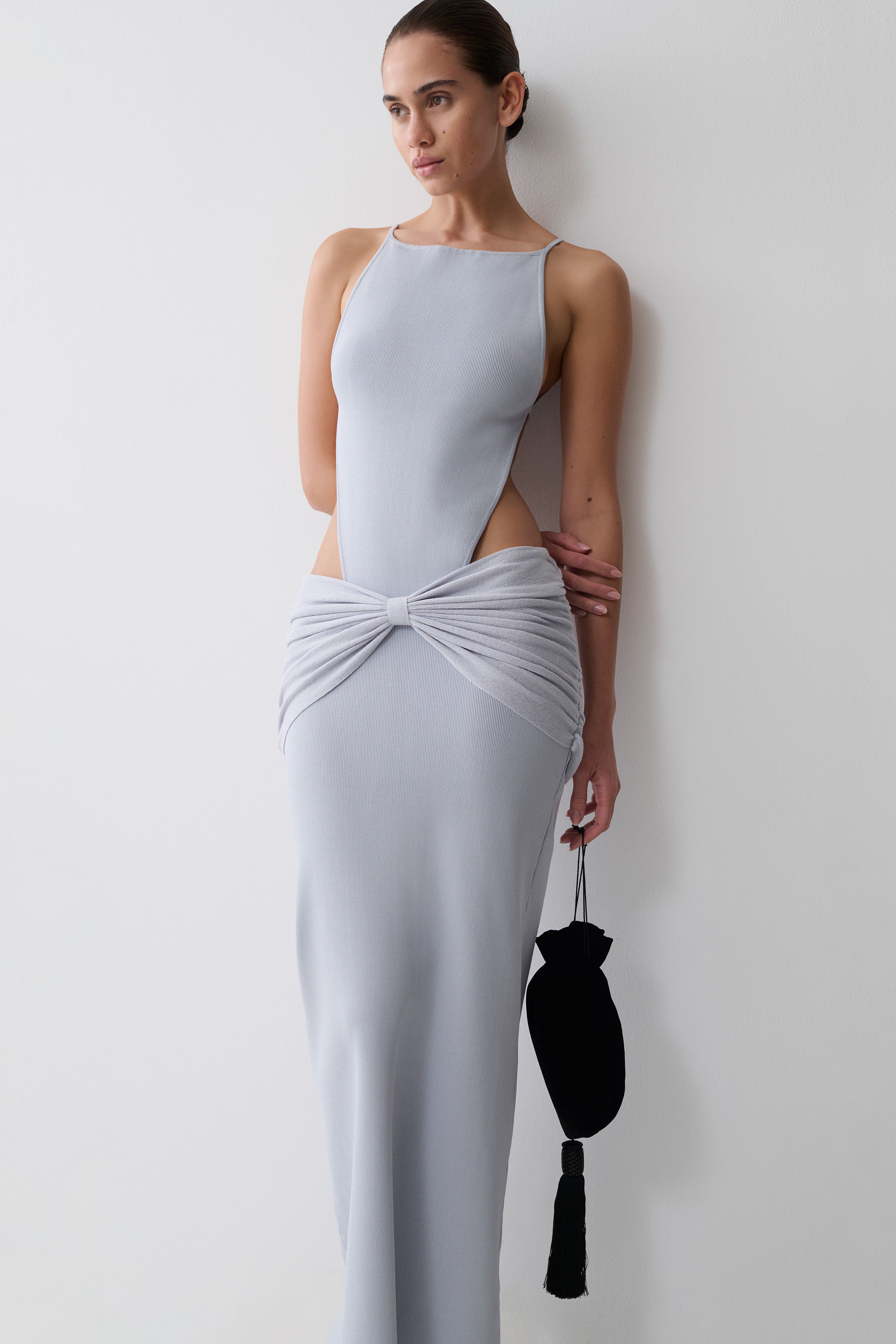 Sleeveless Maxi Dress - Sky Blue