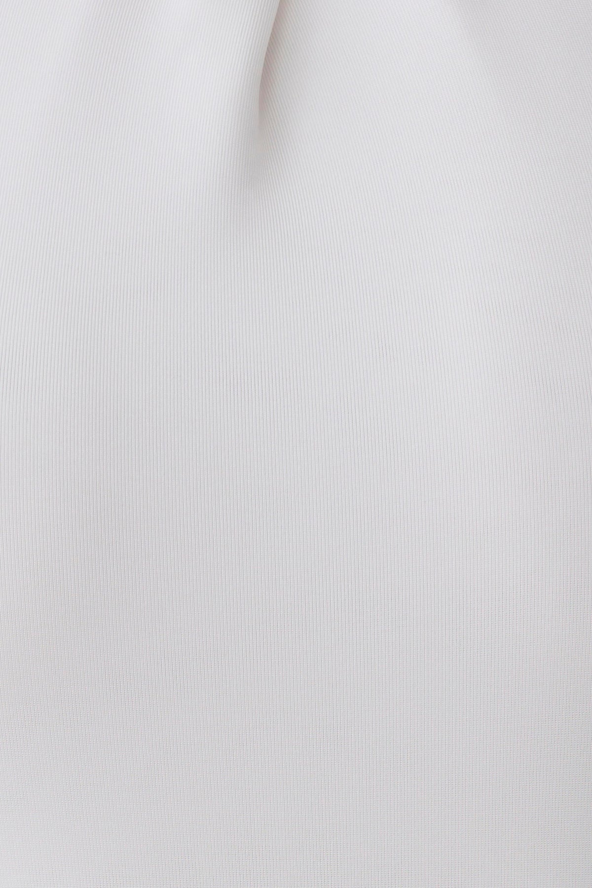 Twisted Neck Bodysuit - White