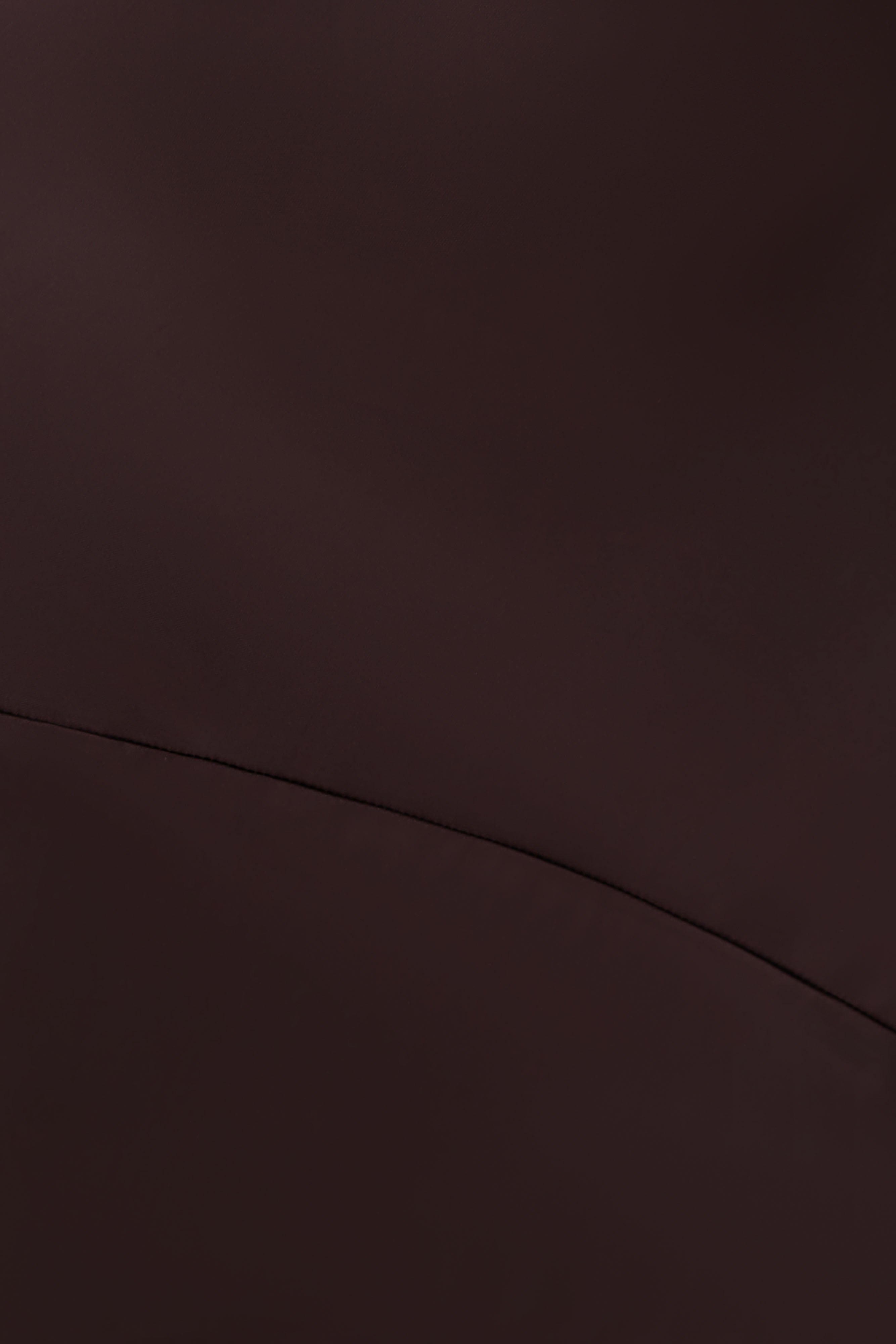 V Neck Satin Maxi Dress - Dark Chocolate