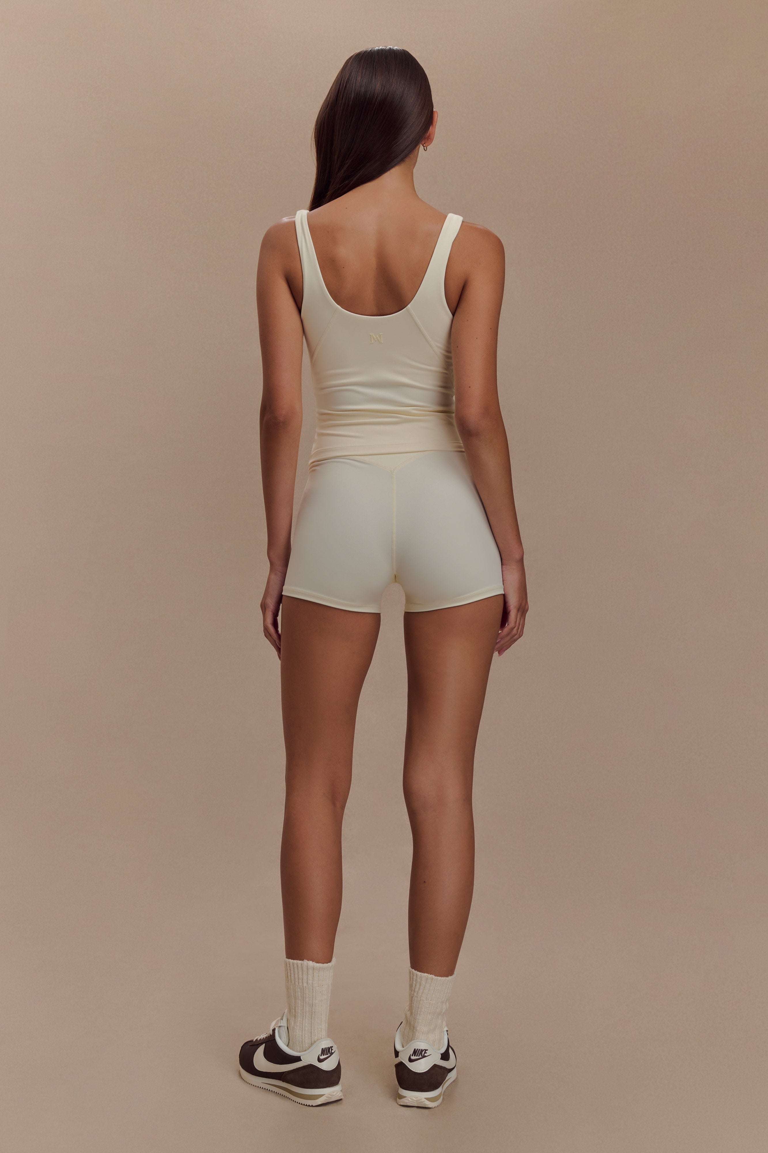 Active Bike Shorts - Ivory