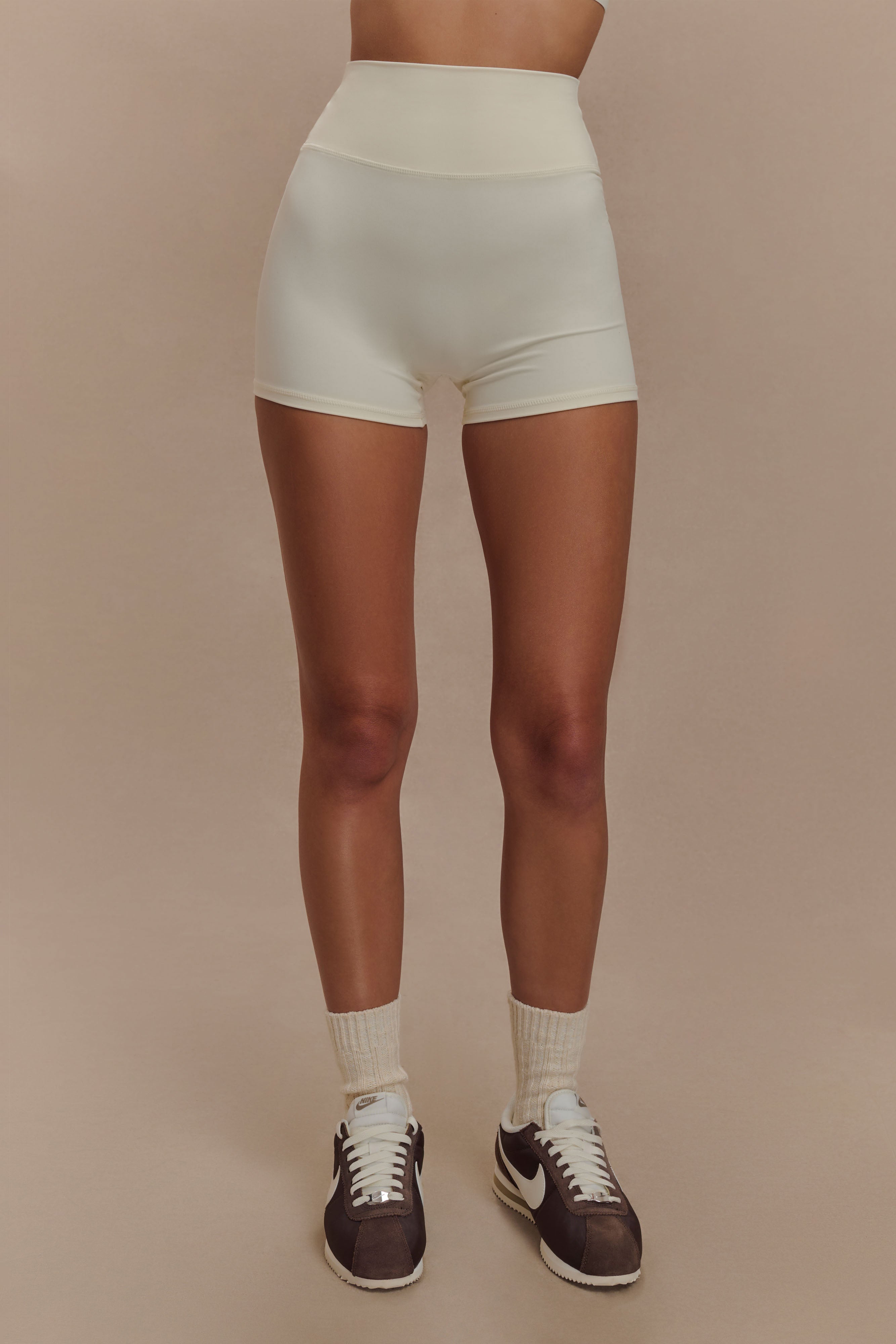 Active Bike Shorts - Ivory