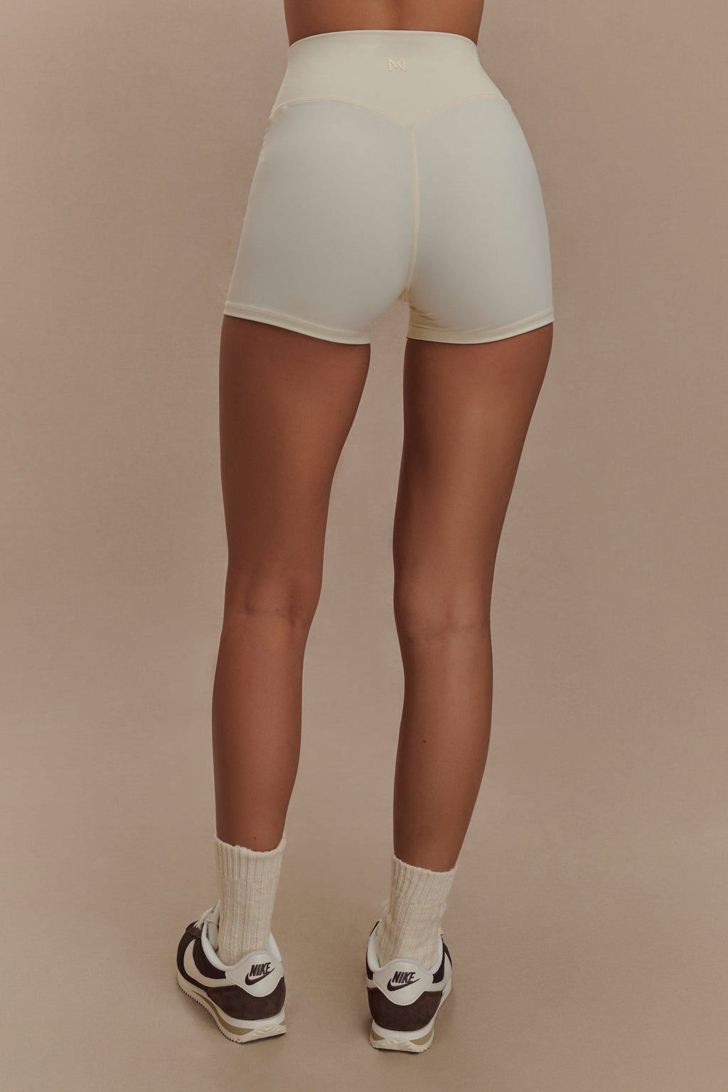 Active Bike Shorts - Ivory