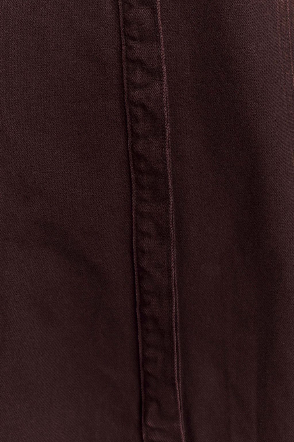 Oversized Denim Shirt - Chocolate