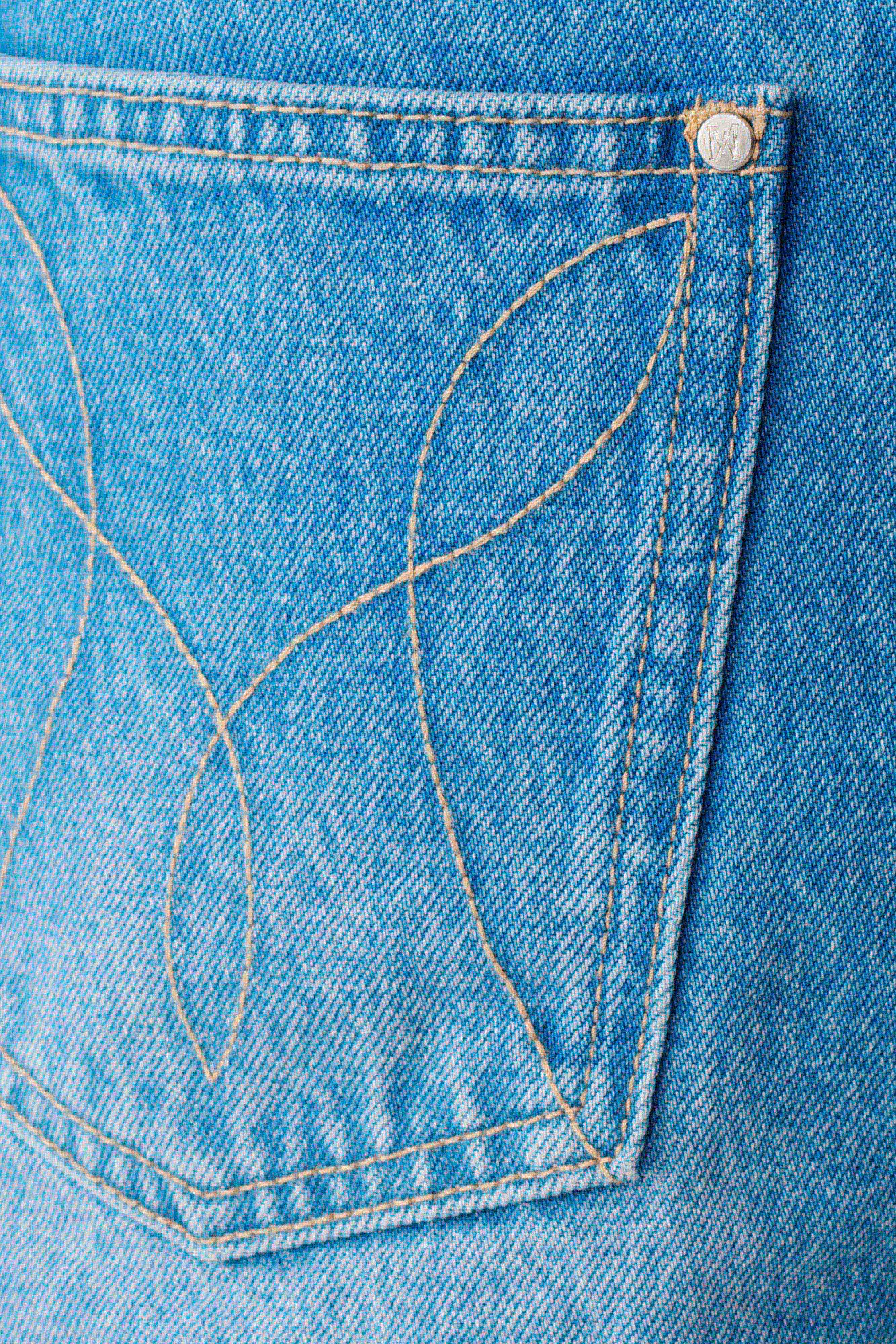 A-Line Denim Shorts - Summer Blue