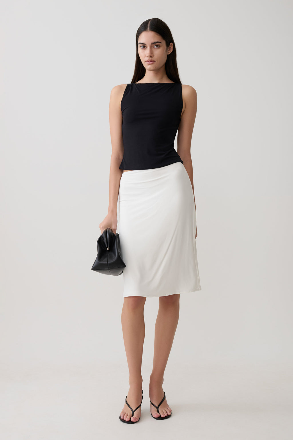 Sleeveless Tank Top - Black
