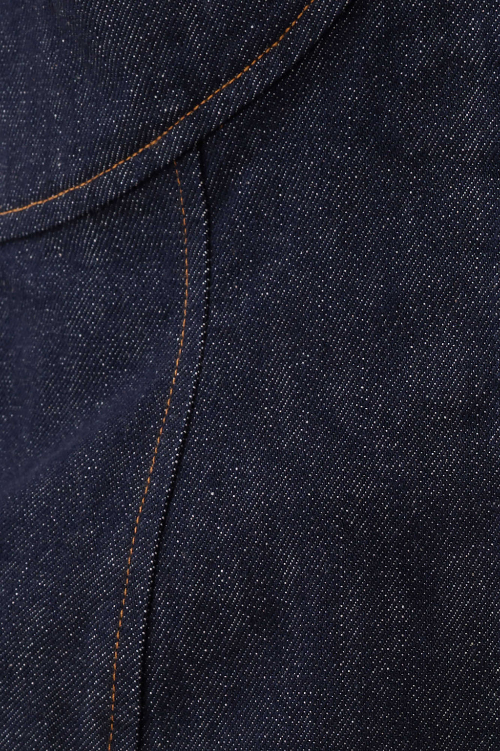 Halter Longline Denim Top - Washed Indigo Blue