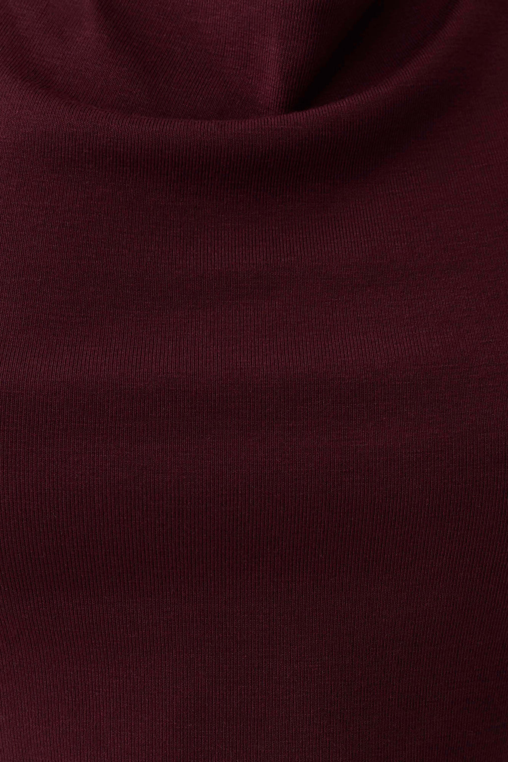 Relaxed Sheer Halter Top - Burgundy