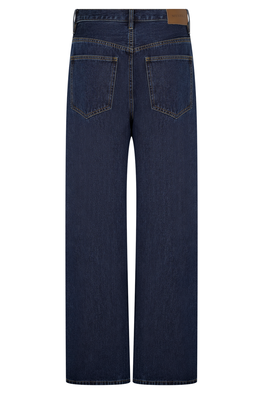 Mid Rise Diamante Denim Jeans - Midnight Blue