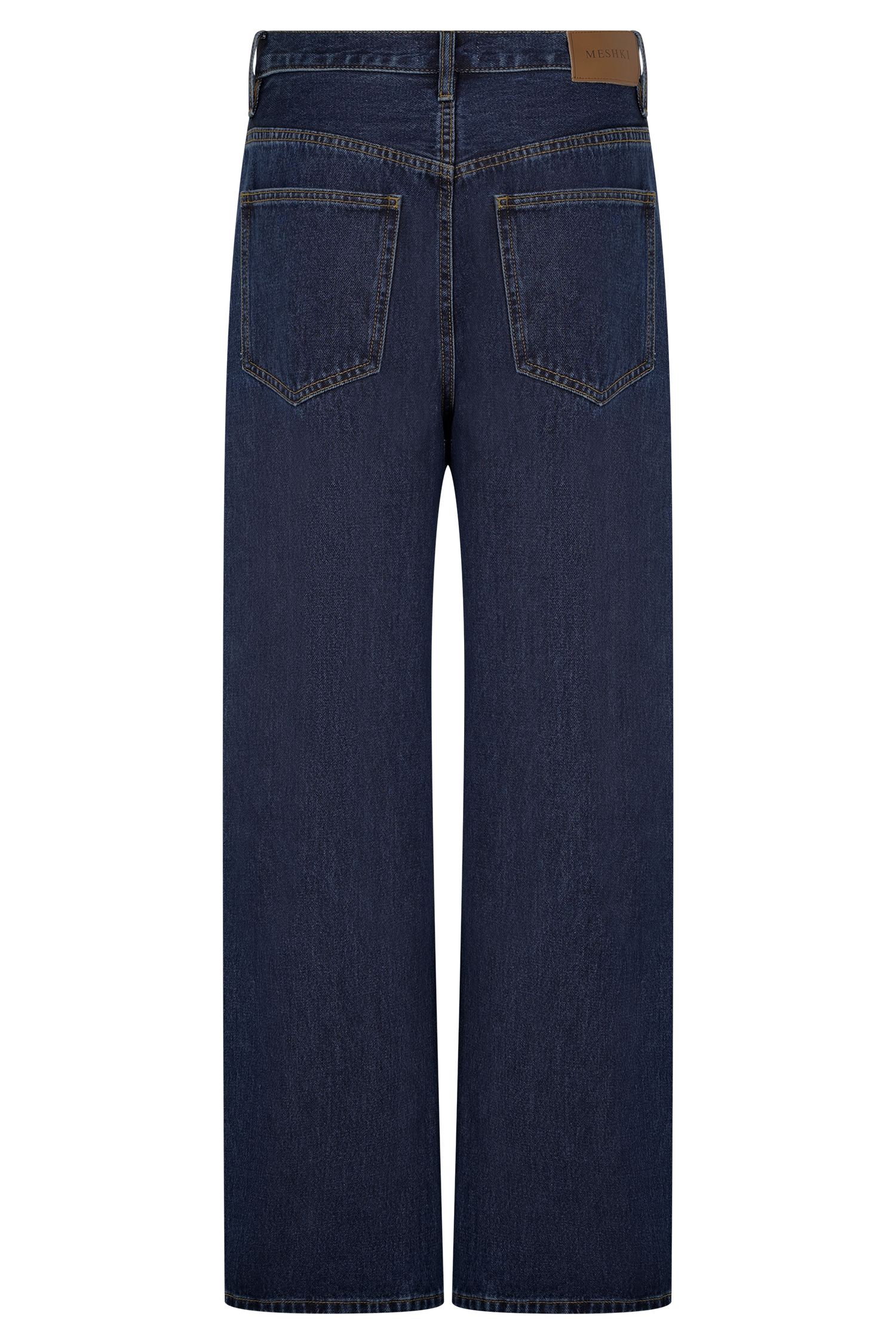 Mid Rise Diamante Denim Jeans - Midnight Blue