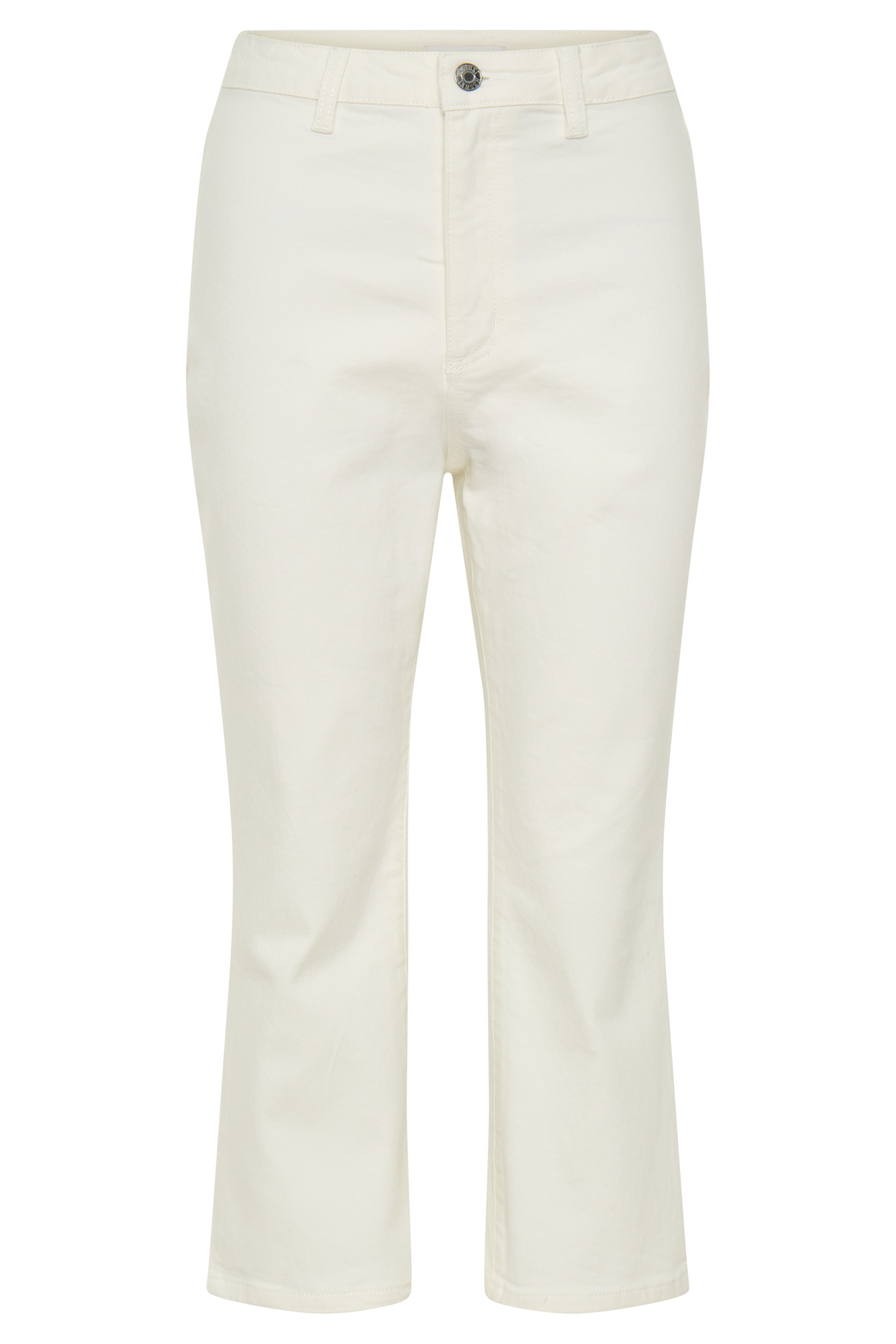 Spijkerdriekwartsbroek - wit