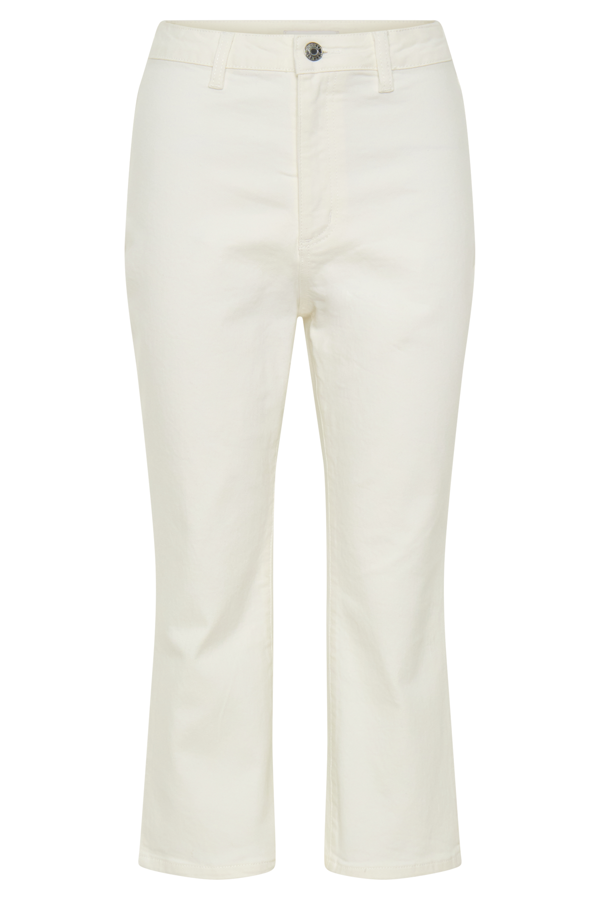 Spijkerdriekwartsbroek - wit