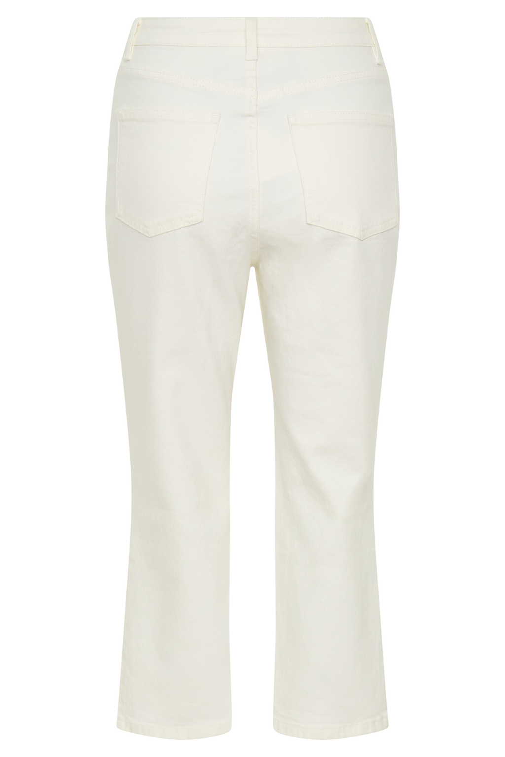 Spijkerdriekwartsbroek - wit