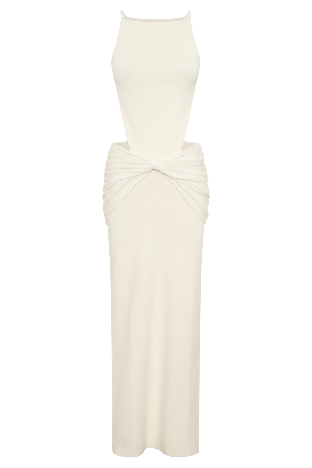 Sleeveless Maxi Dress - White