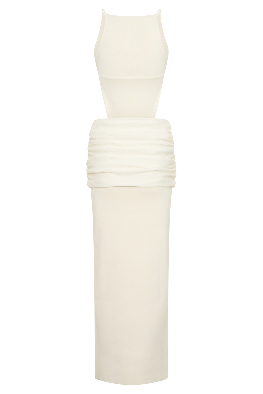 Sleeveless Maxi Dress - White