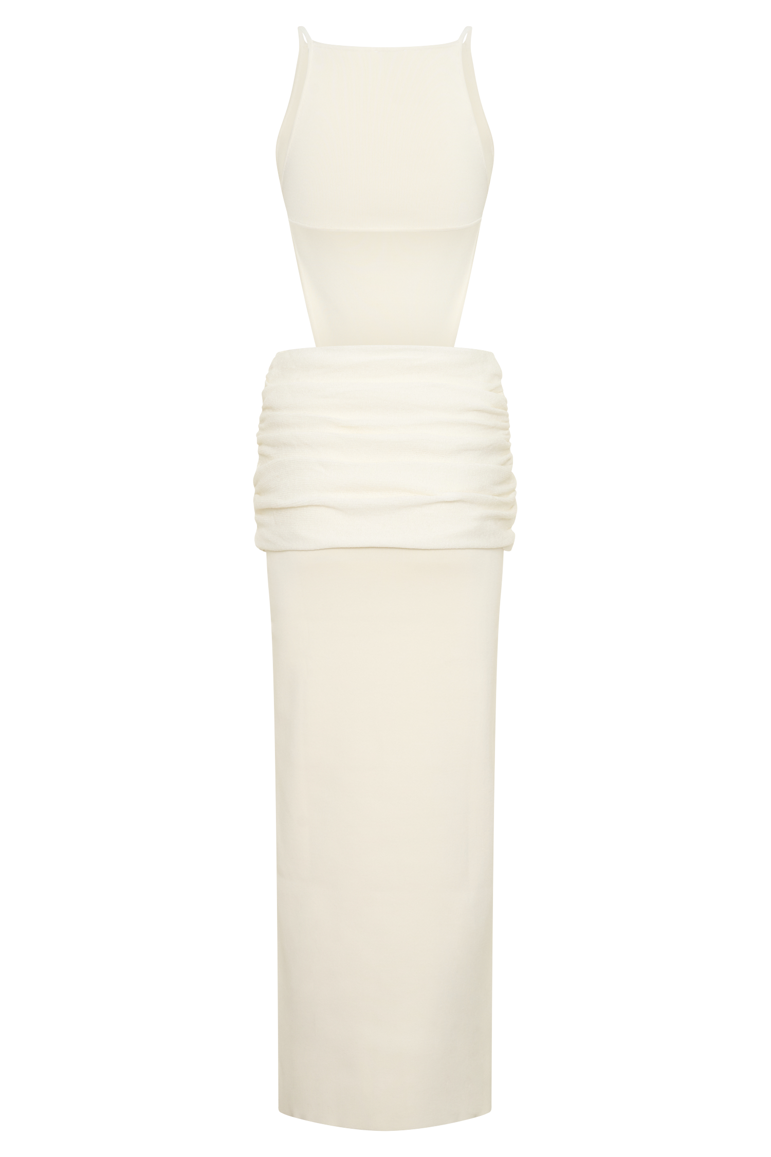 Sleeveless Maxi Dress - White