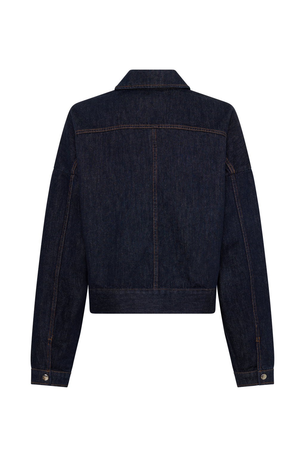 Oversized Jacket Top - Washed Indigo Blue