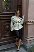 Short Trench Jacket - Pebble