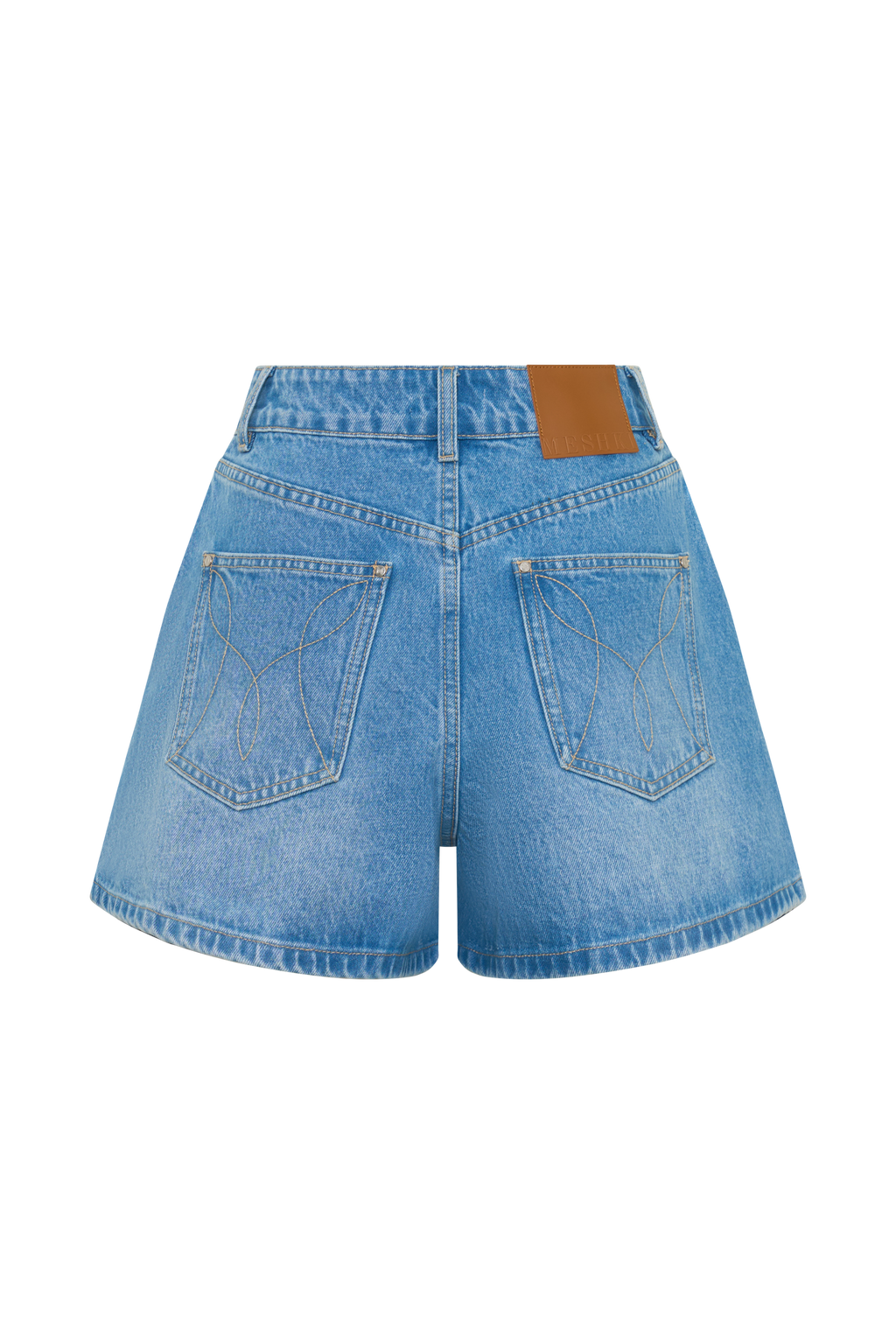 A-Line Denim Shorts - Summer Blue