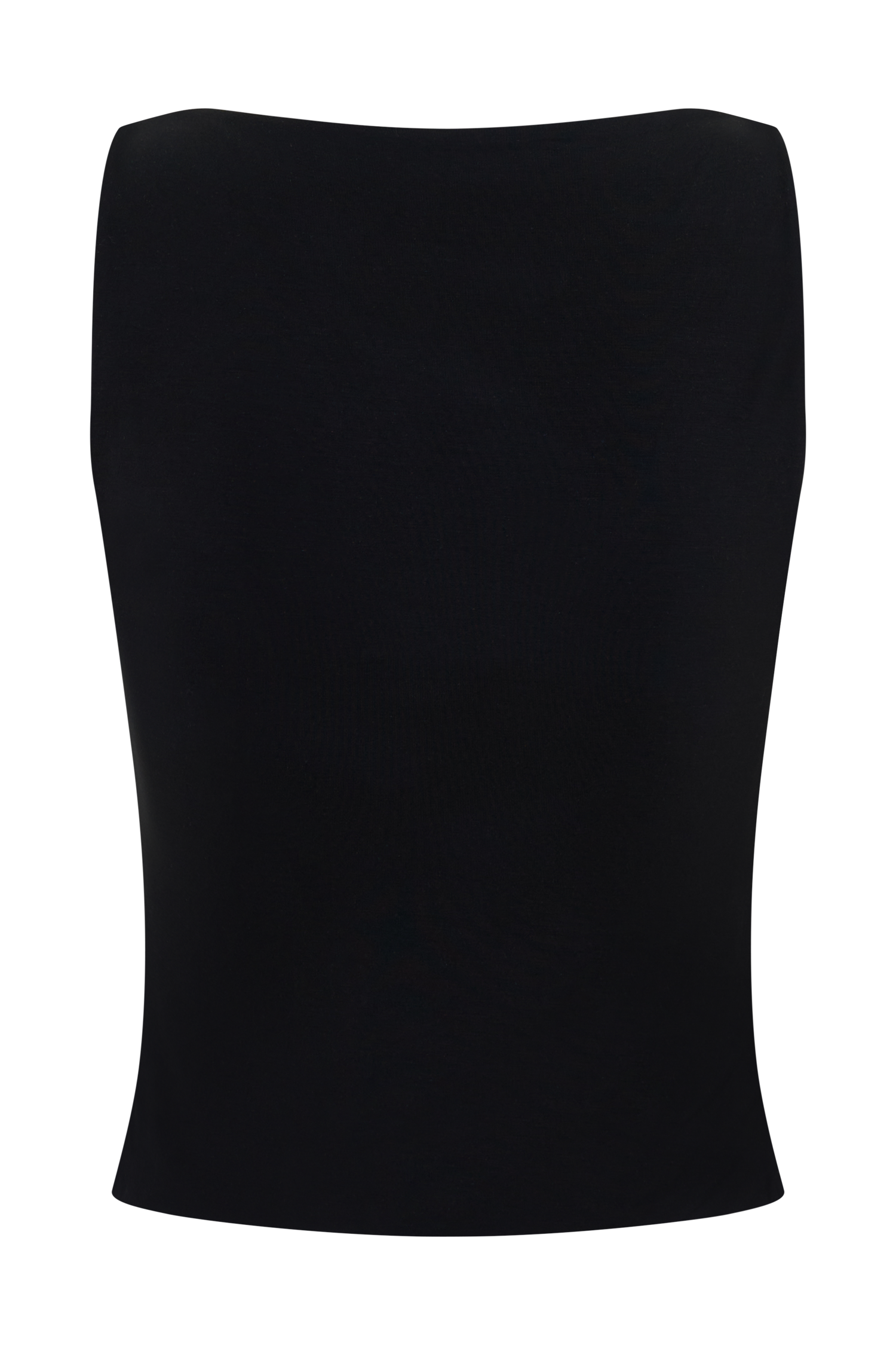 Sleeveless Tank Top - Black