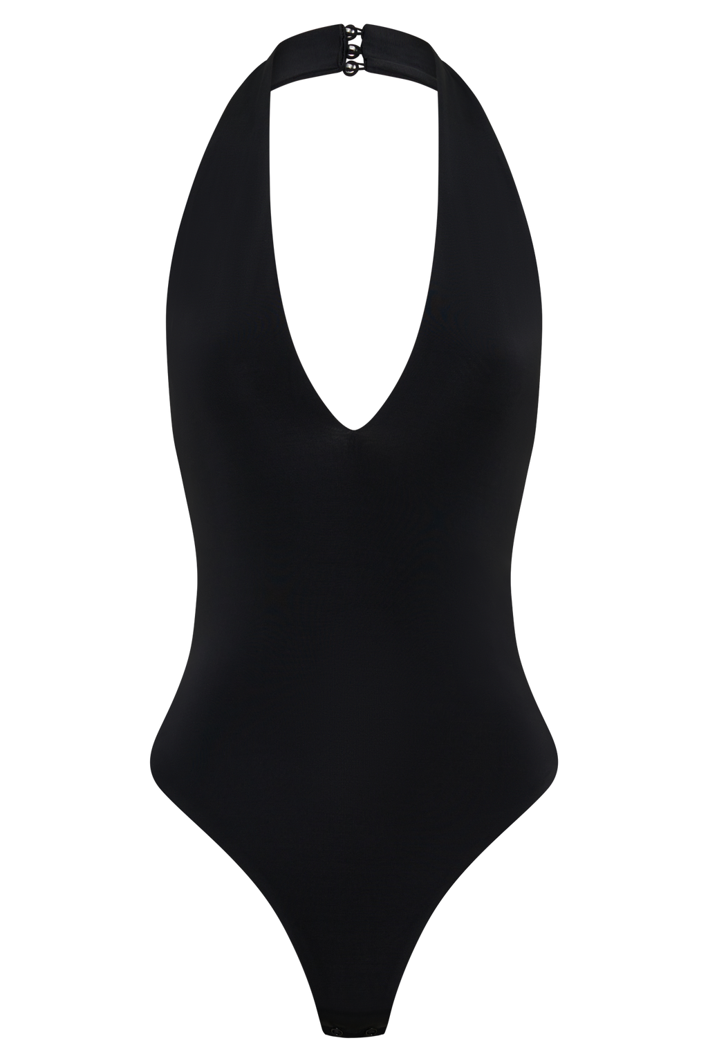 Slinky Halter Bodysuit - Black