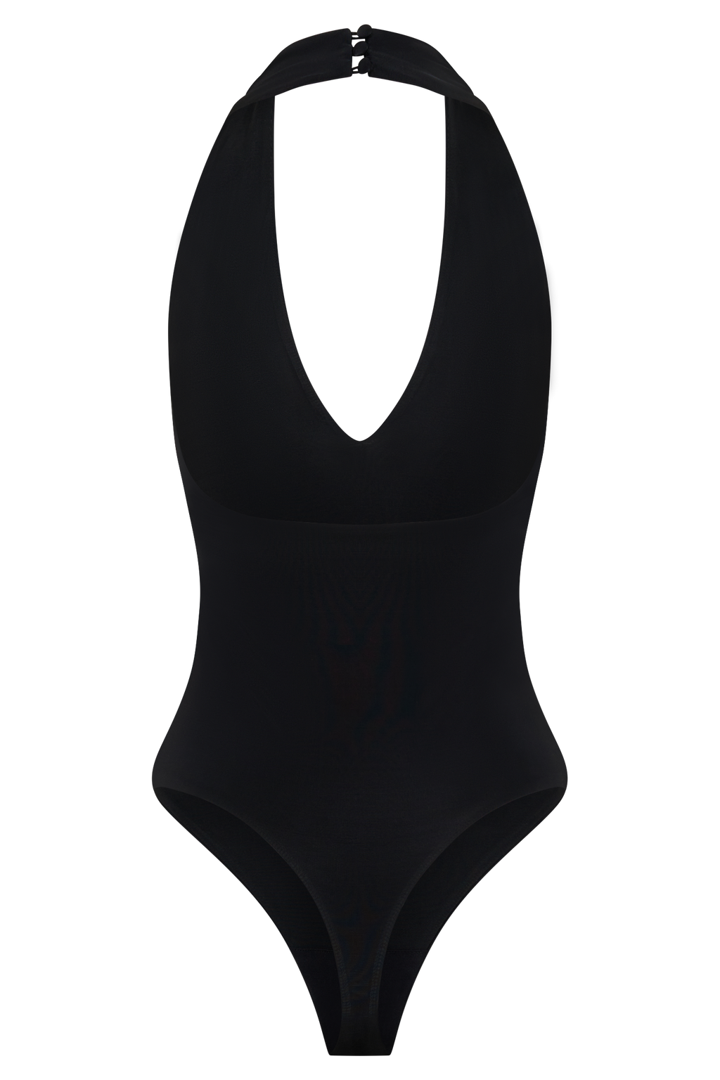 Slinky Halter Bodysuit - Black